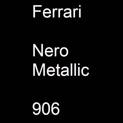 Ferrari, Nero Metallic, 906.